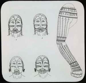 Image: Drawings of Tattooing in Baffin Land